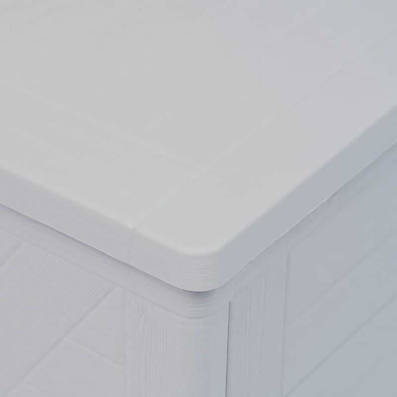 vidaXL Garden Storage Box 420 L Light Grey