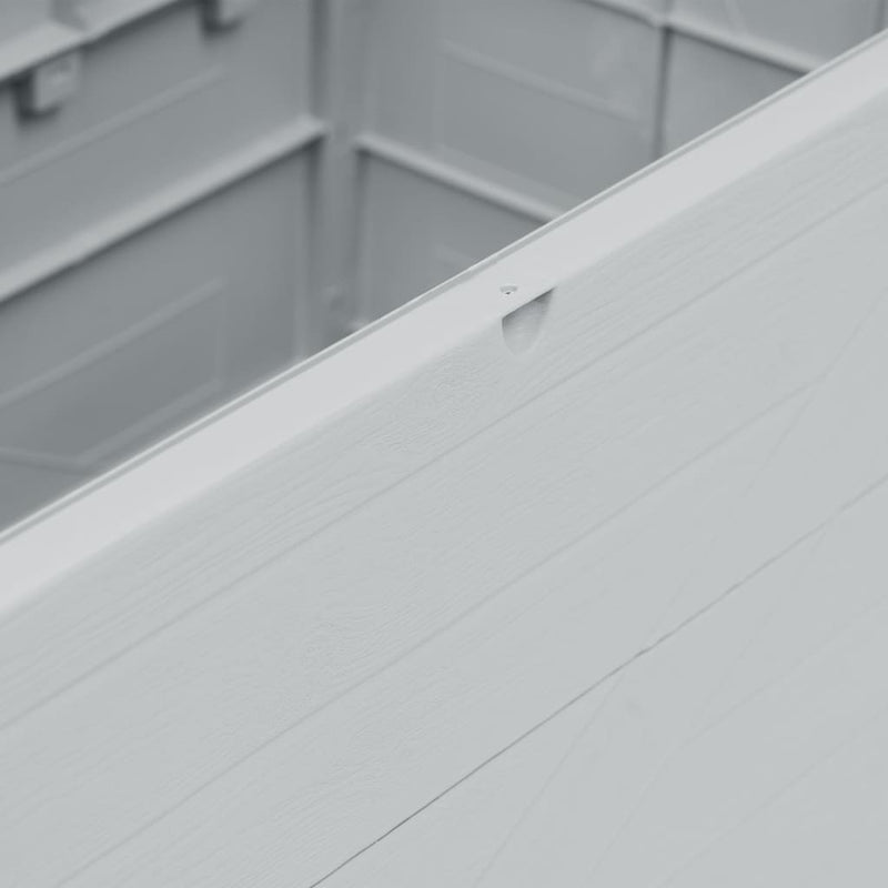 vidaXL Garden Storage Box 420 L Light Grey