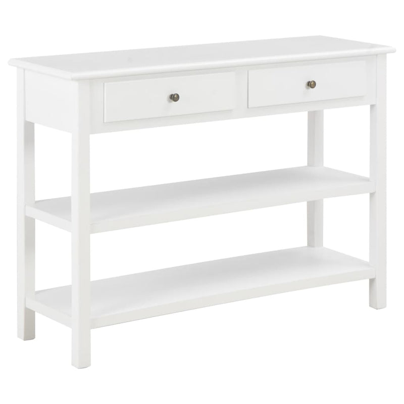 vidaXL Sideboard White 110x35x80 cm MDF