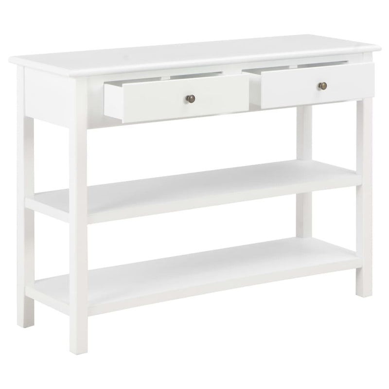 vidaXL Sideboard White 110x35x80 cm MDF