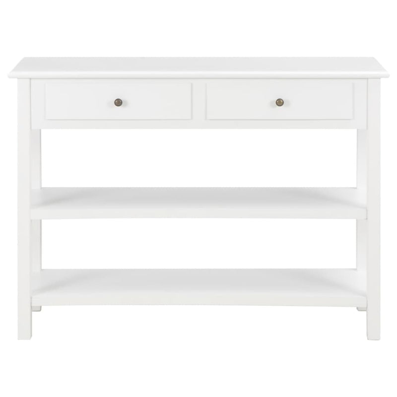 vidaXL Sideboard White 110x35x80 cm MDF