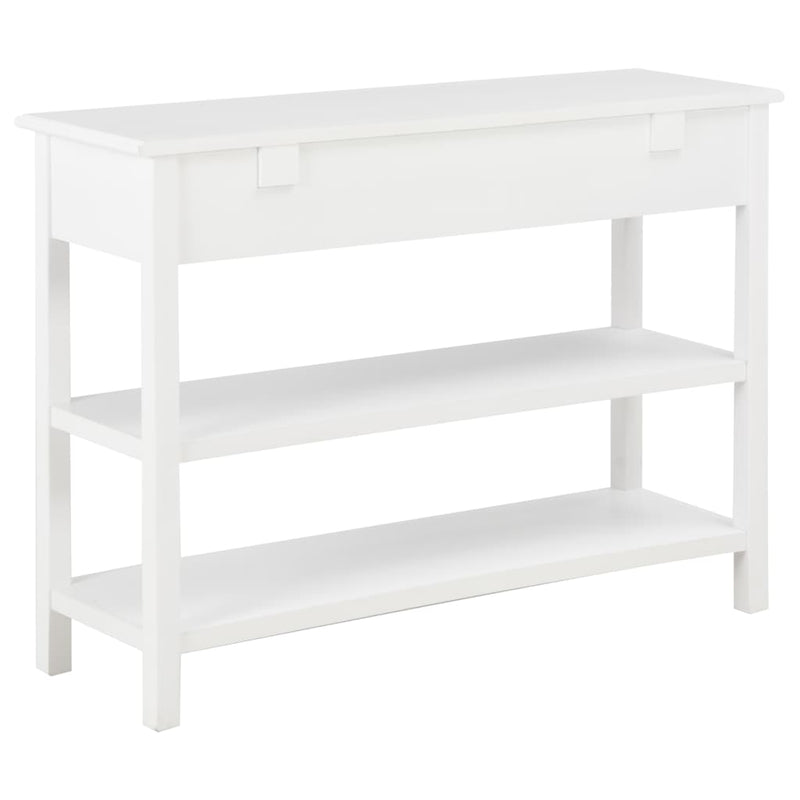 vidaXL Sideboard White 110x35x80 cm MDF