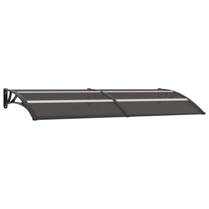 vidaXL Door Canopy Black 240x75 cm PC