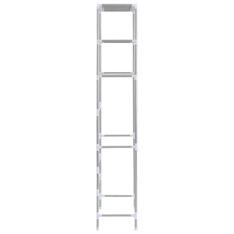 vidaXL 3-Tier Storage Rack over Toilet Silver 53x28x169 cm