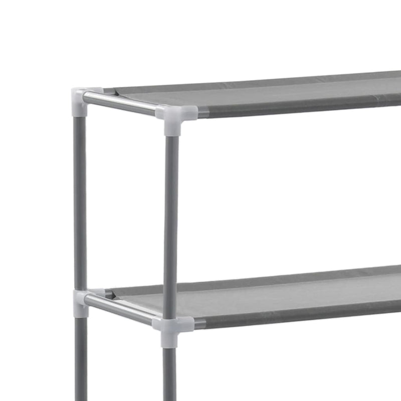 vidaXL 3-Tier Storage Rack over Laundry Machine Silver 69x28x169 cm