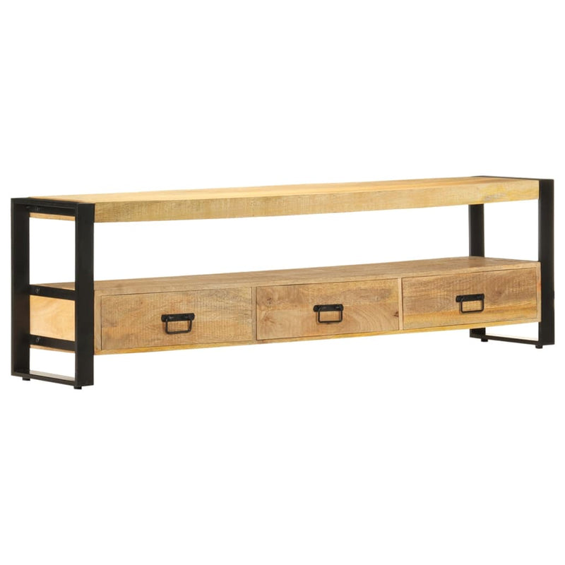 vidaXL TV Cabinet 150x30x45 cm Solid Mango Wood