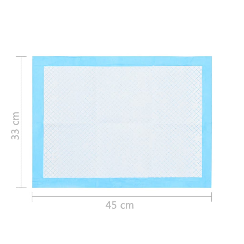 vidaXL Pet Training Pads 100 pcs 45x33 cm Non Woven Fabric