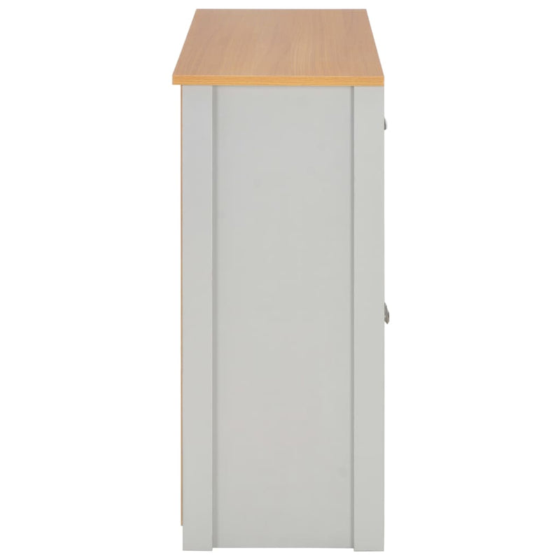 vidaXL Sideboard Grey 112x35x81 cm