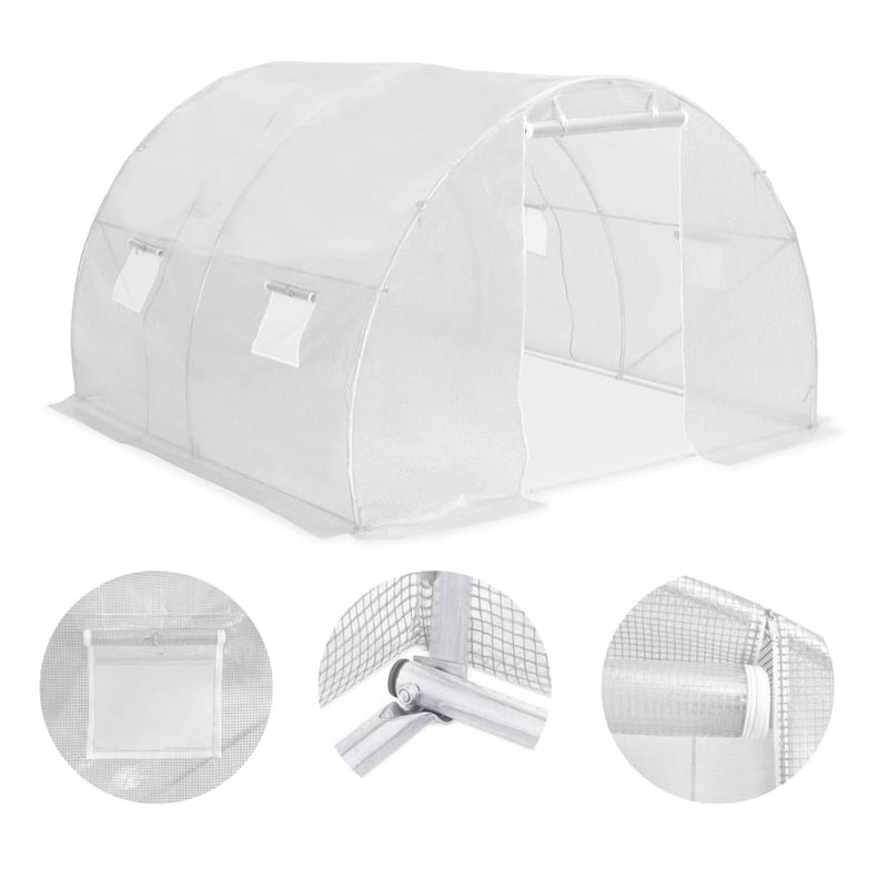 vidaXL Greenhouse 9 m² 300x300x200 cm