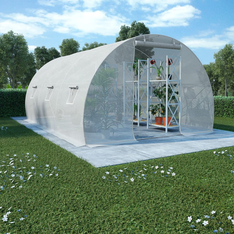 vidaXL Greenhouse 13.5 m² 450x300x200 cm