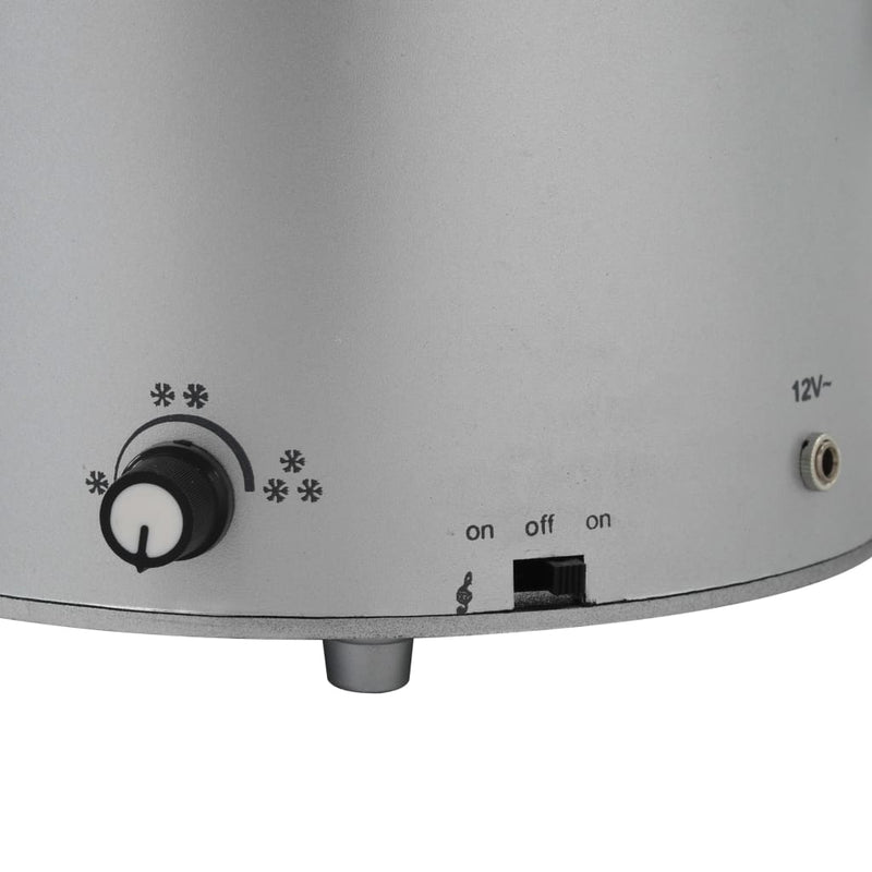 vidaXL Snowing Christmas Tree with Umbrella Base White 75 cm