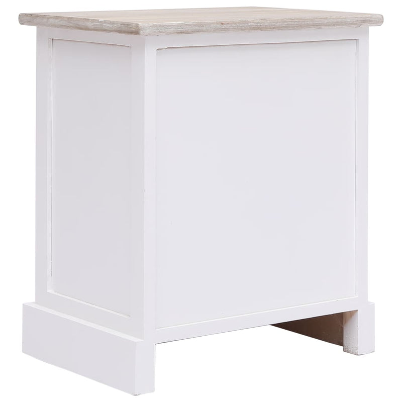 vidaXL Bedside Cabinets 2 pcs 38x28x45 cm Paulownia Wood