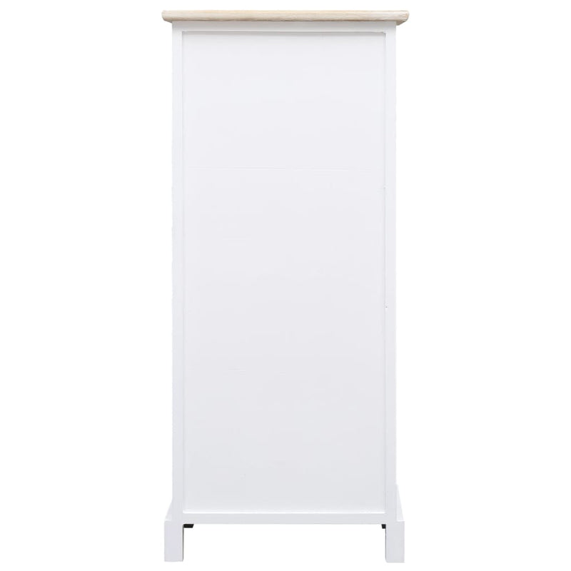 vidaXL Side Cabinet 38x28x86 cm Paulownia Wood