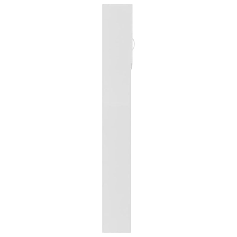 vidaXL Washing Machine Cabinet White 64x25.5x190 cm Engineered Wood
