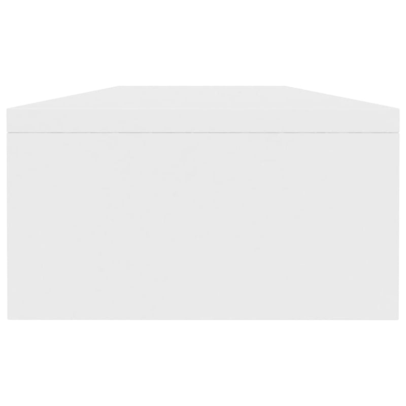 vidaXL Monitor Stand White 100x24x13 cm Engineered Wood