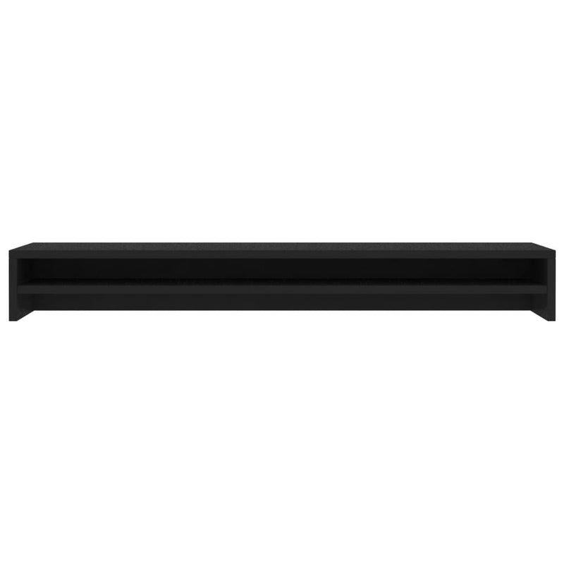 vidaXL Monitor Stand Black 100x24x13 cm Engineered Wood