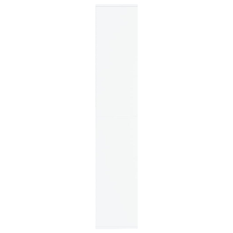 vidaXL Shoe Cabinet White 54x34x183 cm Engineered Wood