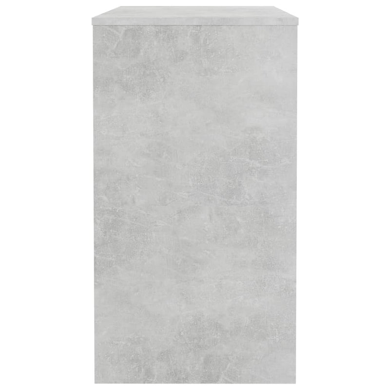 vidaXL Desk Concrete Grey 90x40x72 cm Engineered Wood