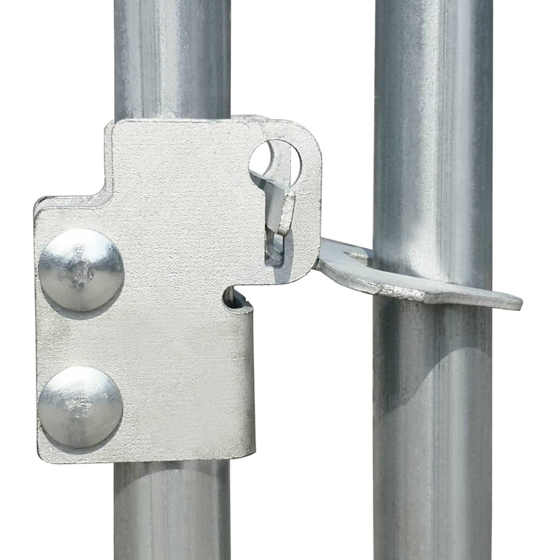 vidaXL Outdoor Chicken Cage 2.75x8x1.92 m Galvanised Steel