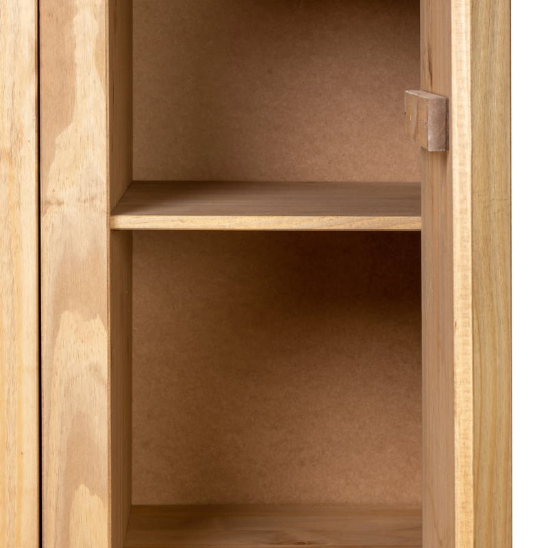 vidaXL 3-Door Wardrobe 118x50x171.5 cm Pine Panama Range