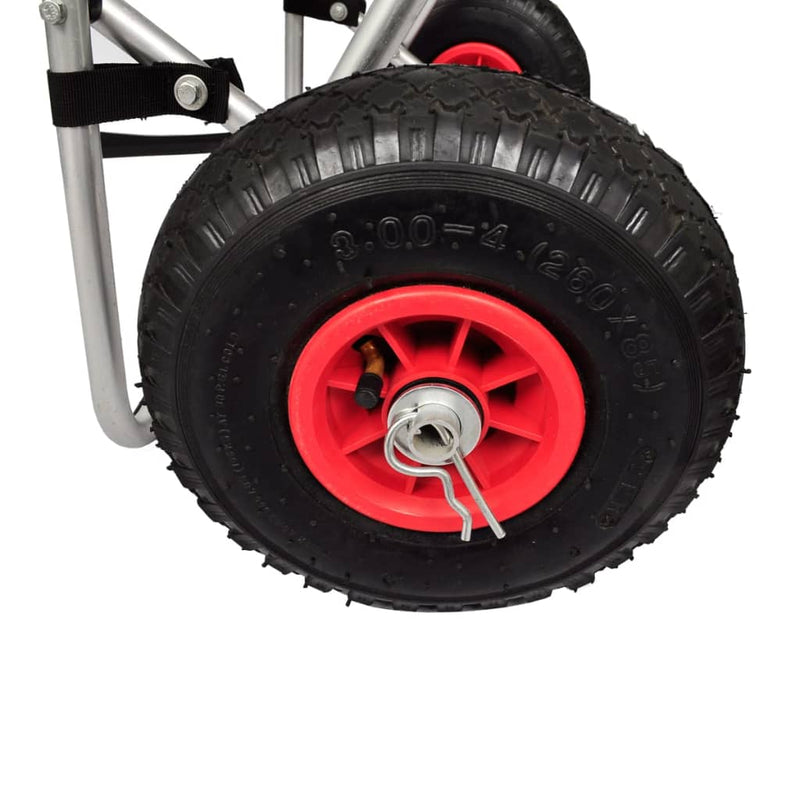 vidaXL Kayak Trolleys 2 pcs Aluminium