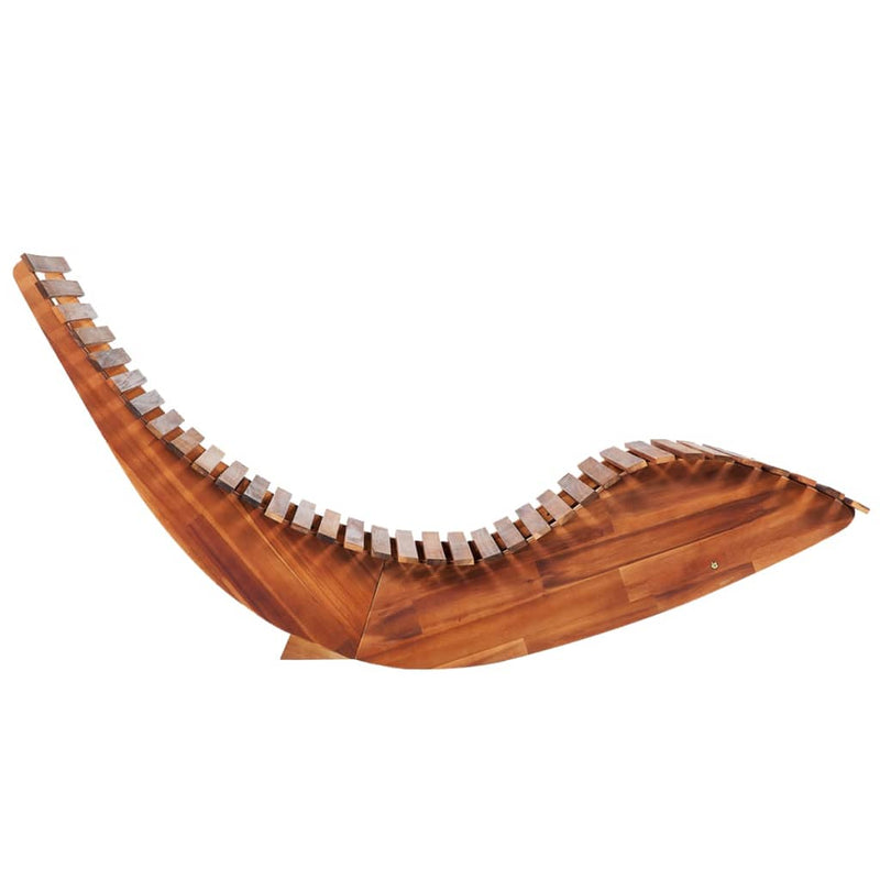 vidaXL Rocking Sun Loungers 2 pcs Solid Wood Acacia
