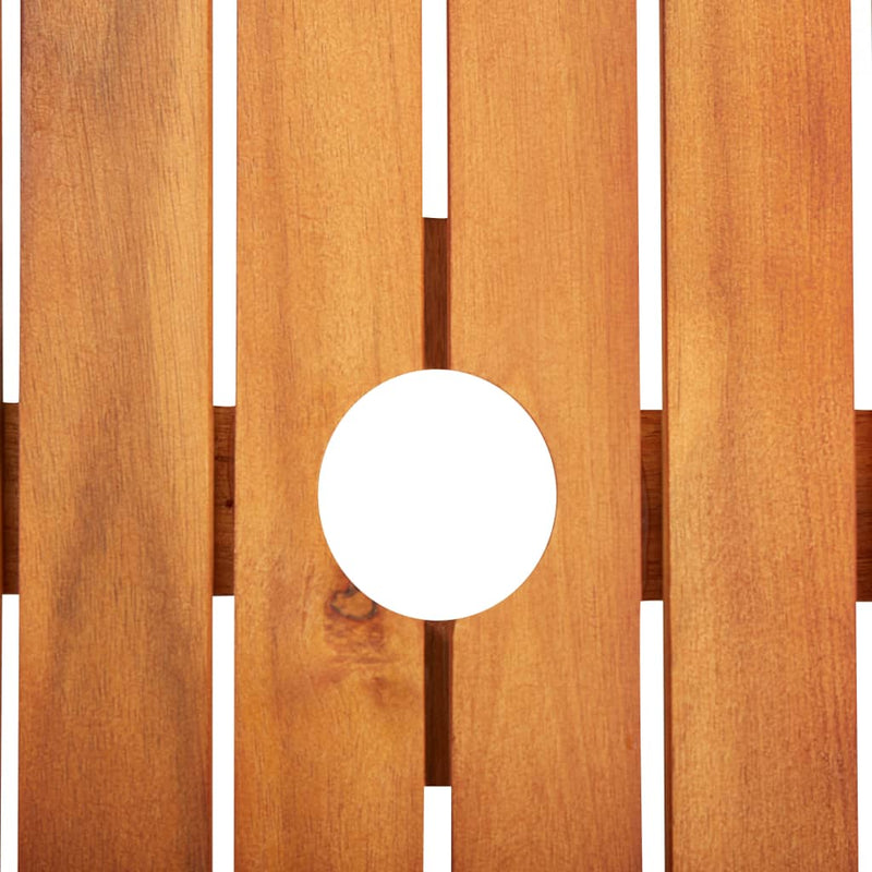 vidaXL Garden Table 215x90x74 cm Solid Acacia Wood