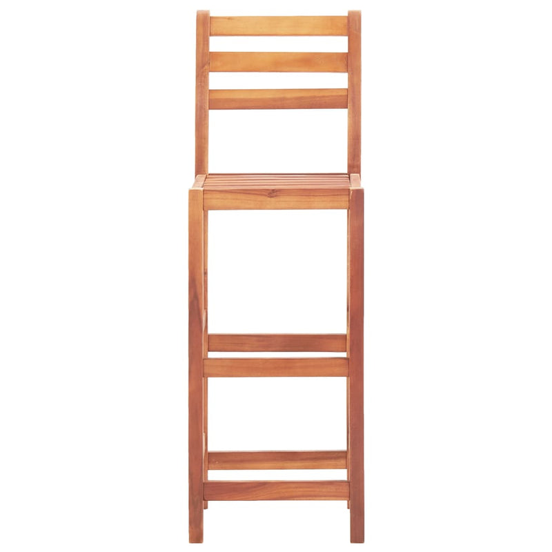 vidaXL Bar Chairs 4 pcs Solid Acacia Wood
