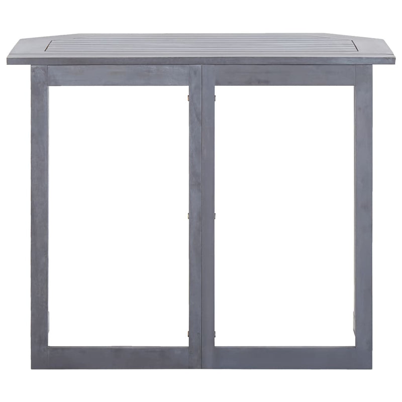 vidaXL Folding Balcony Table 90x50x74 cm Solid Acacia Wood