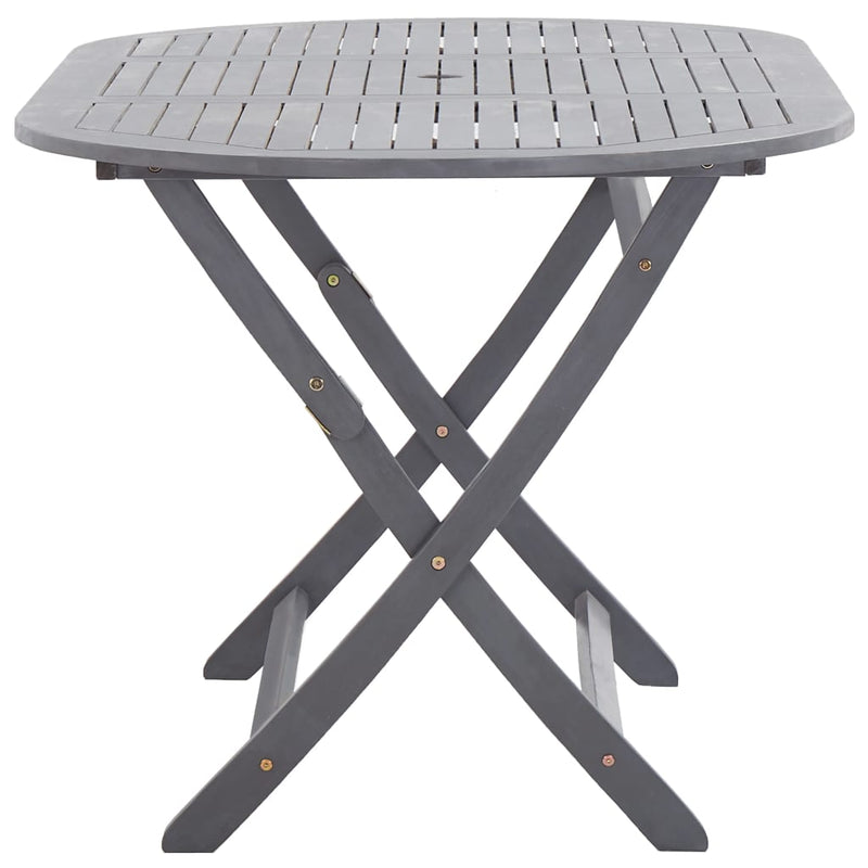 vidaXL Folding Garden Table 160x85x75 cm Solid Acacia Wood