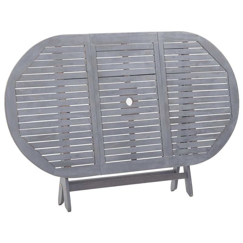 vidaXL Folding Garden Table 160x85x75 cm Solid Acacia Wood