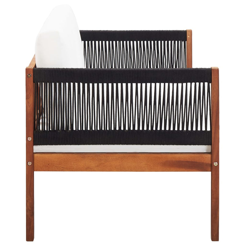 vidaXL Garden Sofa 2-Seater Solid Acacia Wood