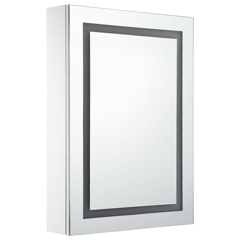 vidaXL LED Bathroom Mirror Cabinet 50x13x70 cm