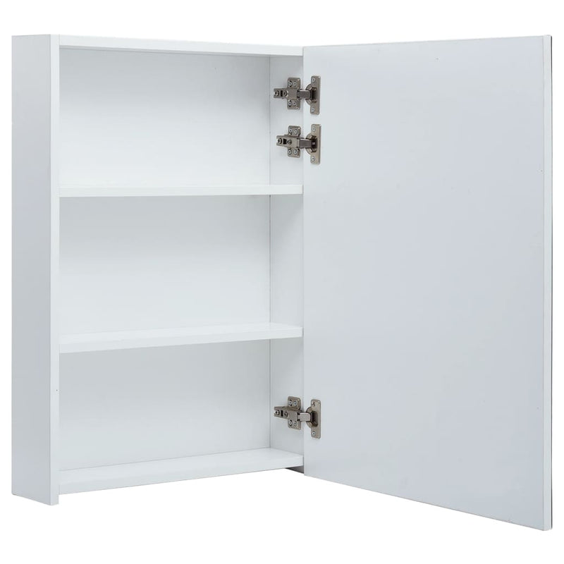 vidaXL LED Bathroom Mirror Cabinet 50x13x70 cm
