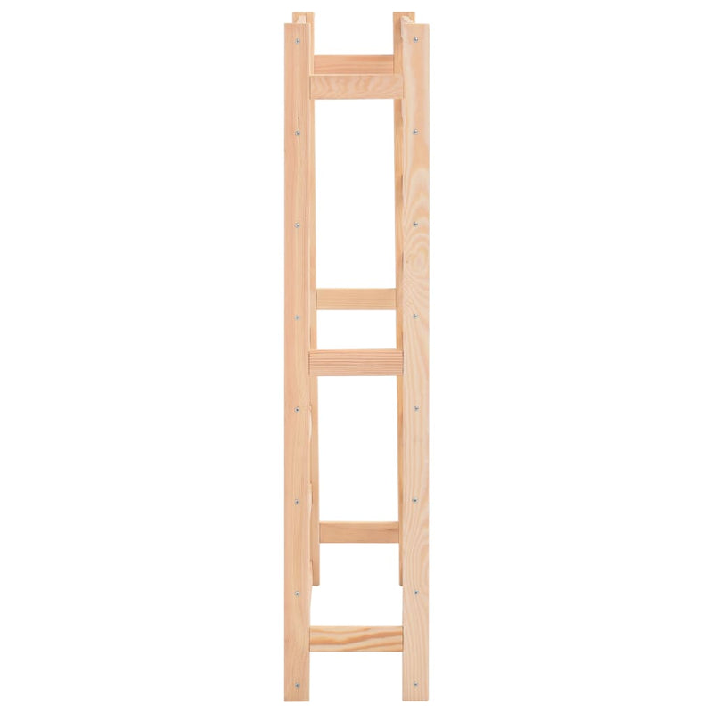 vidaXL Wine Rack for 56 Bottles Solid Wood Pine