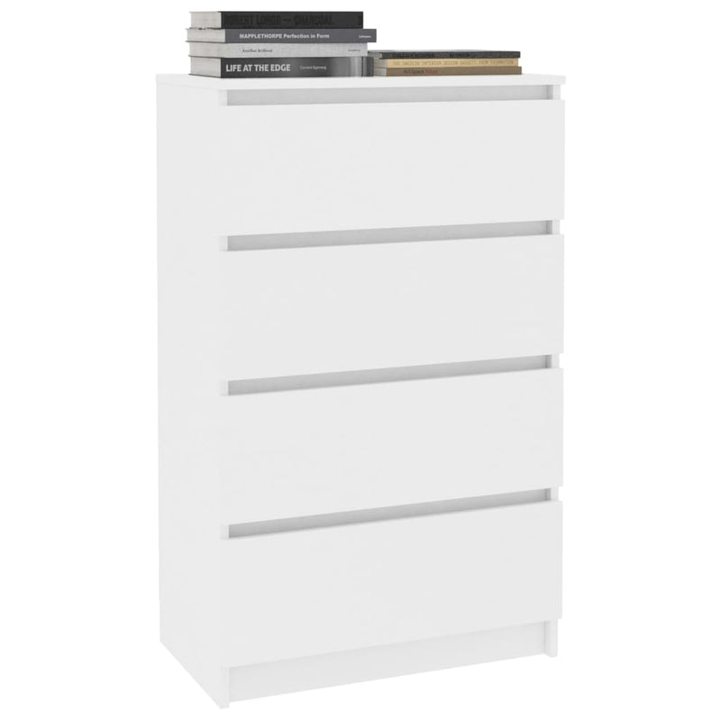 vidaXL Sideboard White 60x35x98.5 cm Engineered Wood