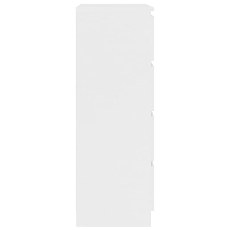 vidaXL Sideboard White 60x35x98.5 cm Engineered Wood