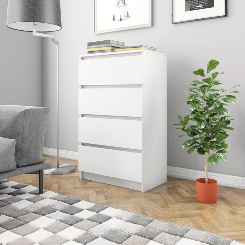 vidaXL Sideboard White 60x35x98.5 cm Engineered Wood