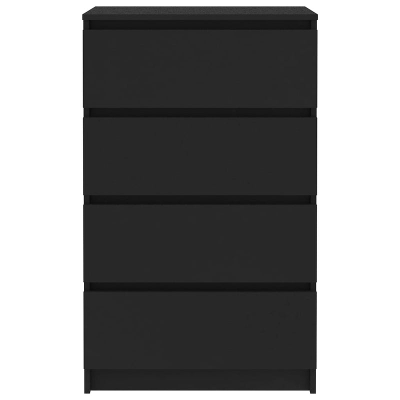 vidaXL Sideboard Black 60x35x98.5 cm Engineered Wood