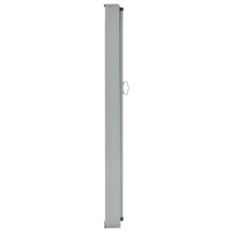 Patio Retractable Side Awning 80x300 cm Grey