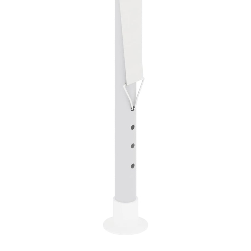 vidaXL Professional Party Tent with Side Walls 2x2 m White 90 g/m²