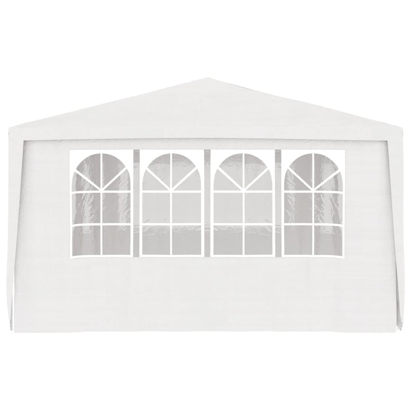 vidaXL Professional Party Tent with Side Walls 4x6 m White 90 g/m²