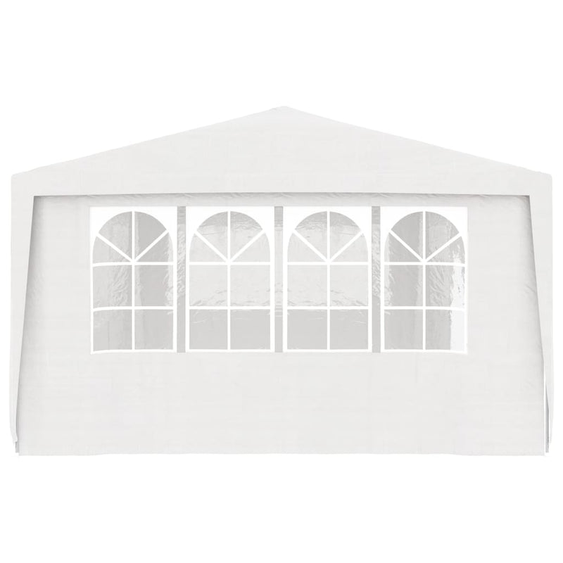 vidaXL Professional Party Tent with Side Walls 4x9 m White 90 g/m²