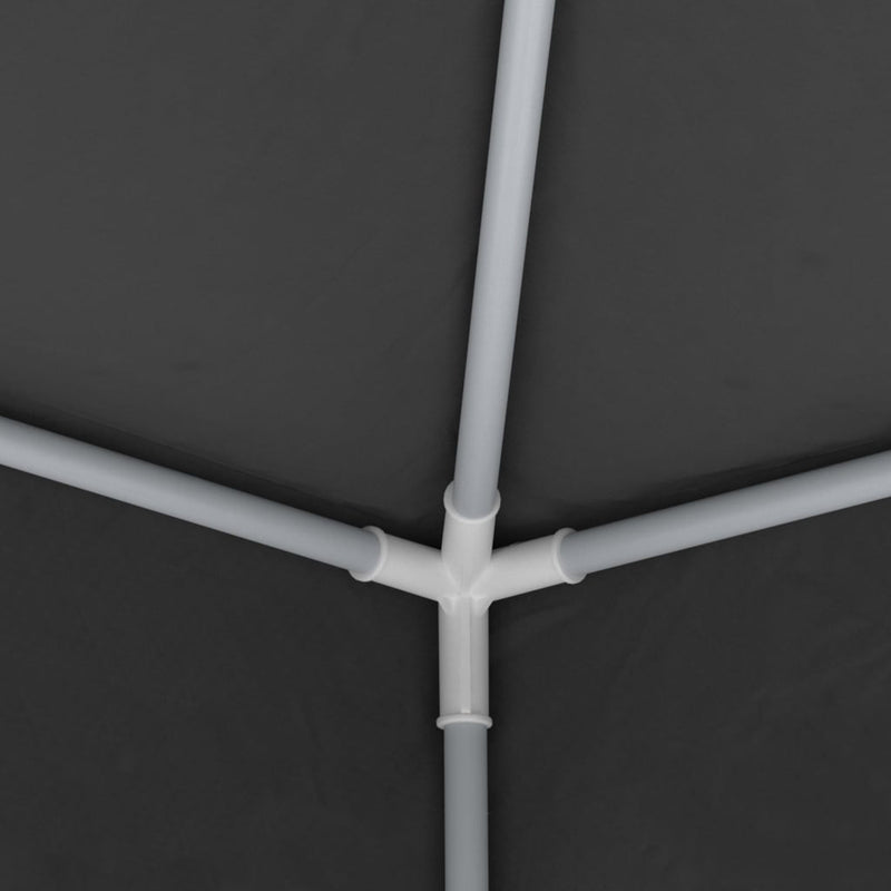 vidaXL Professional Party Tent with Side Walls 2.5x2.5 m Anthracite 90 g/m²