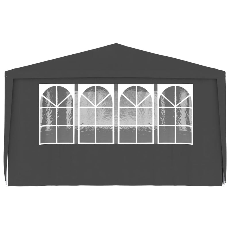 vidaXL Professional Party Tent with Side Walls 4x6 m Anthracite 90 g/m²
