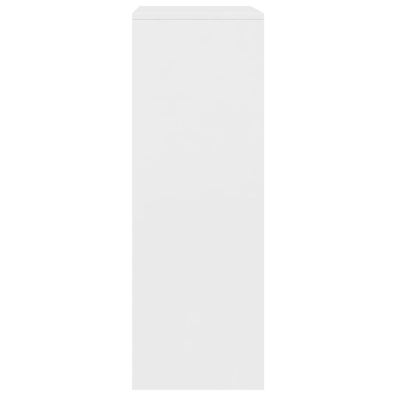 vidaXL Sideboard with 6 Drawers White 50x34x96 cm Engineered Wood