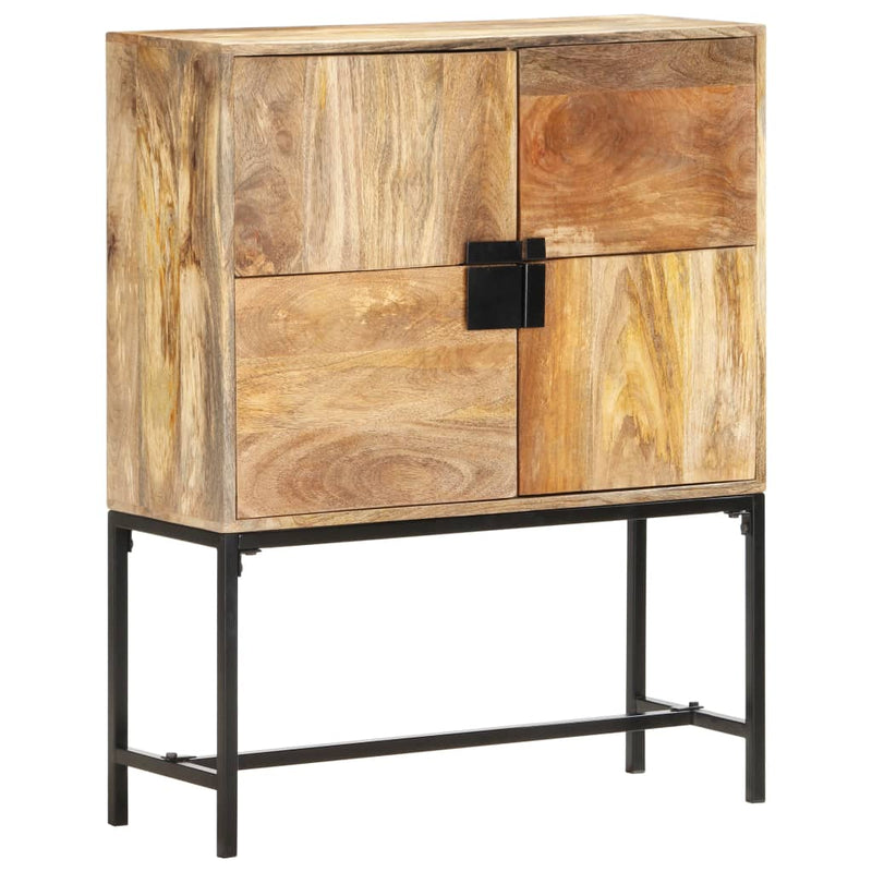 vidaXL Highboard 80x30x100 cm Solid Mango Wood