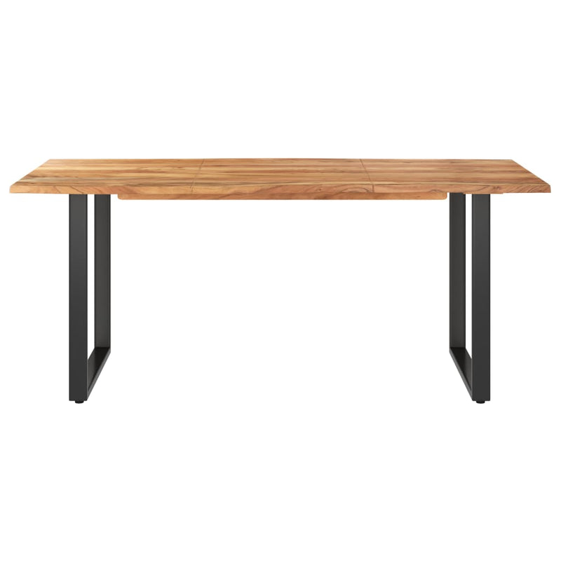 vidaXL Dining Table 180x90x76 cm Solid Acacia Wood
