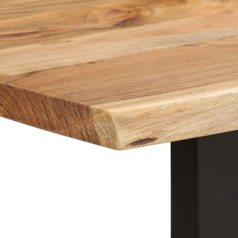 vidaXL Dining Table 180x90x76 cm Solid Acacia Wood