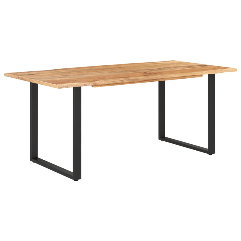 vidaXL Dining Table 180x90x76 cm Solid Acacia Wood